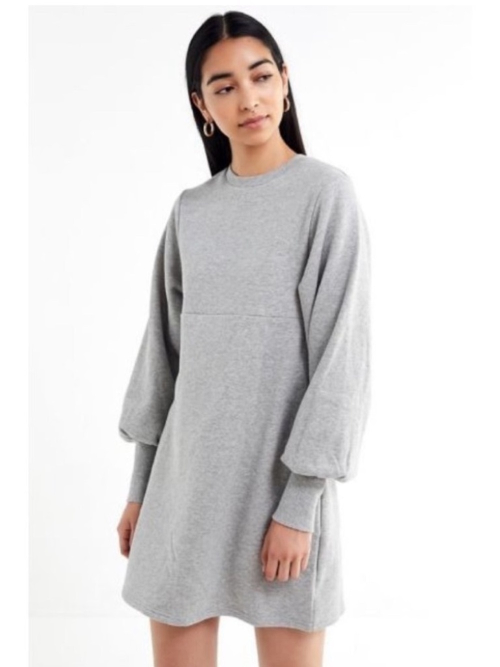 Urban Outfitters Heather Grey Sweatshirt Dress